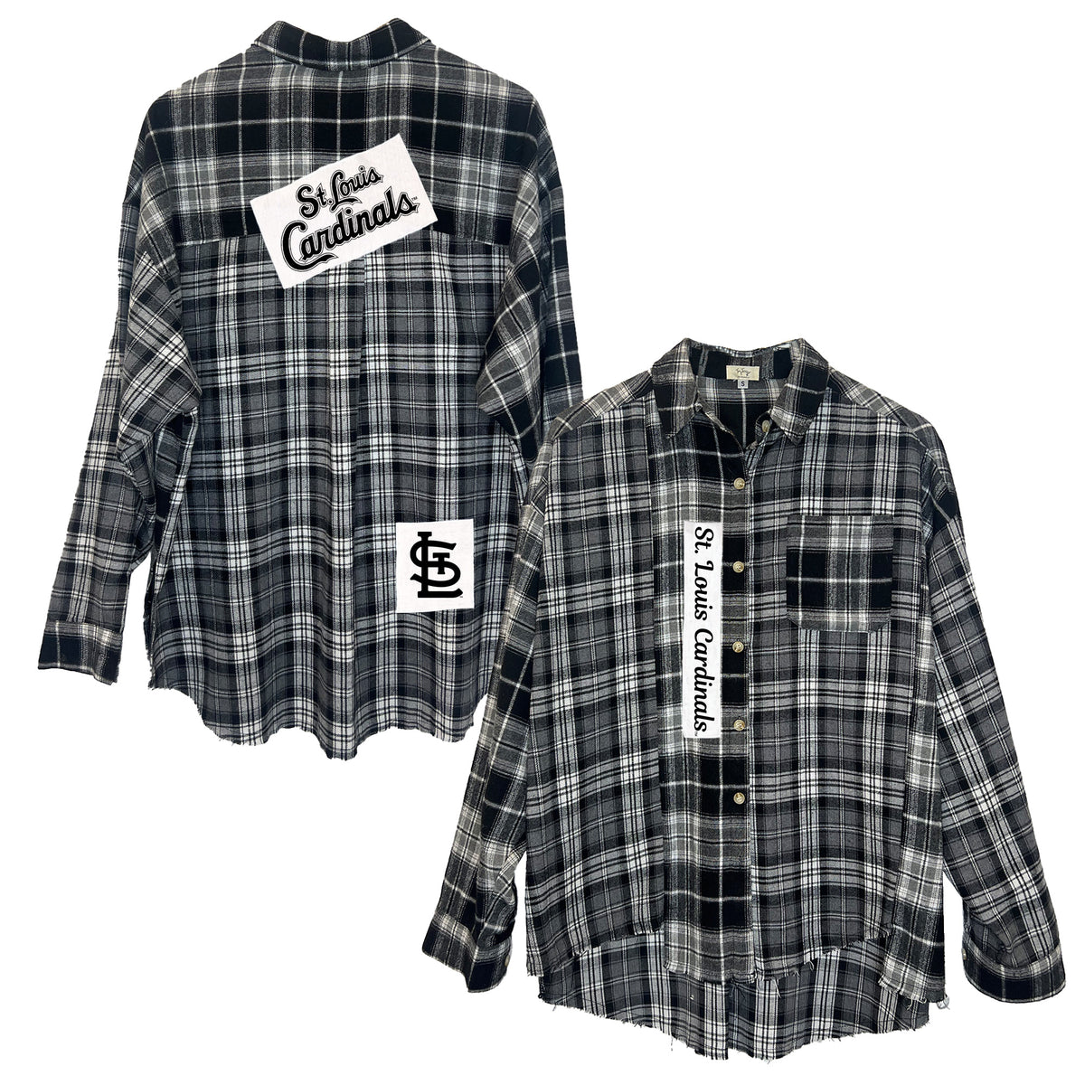 Saint Louis Cardinals Black Out Flannel