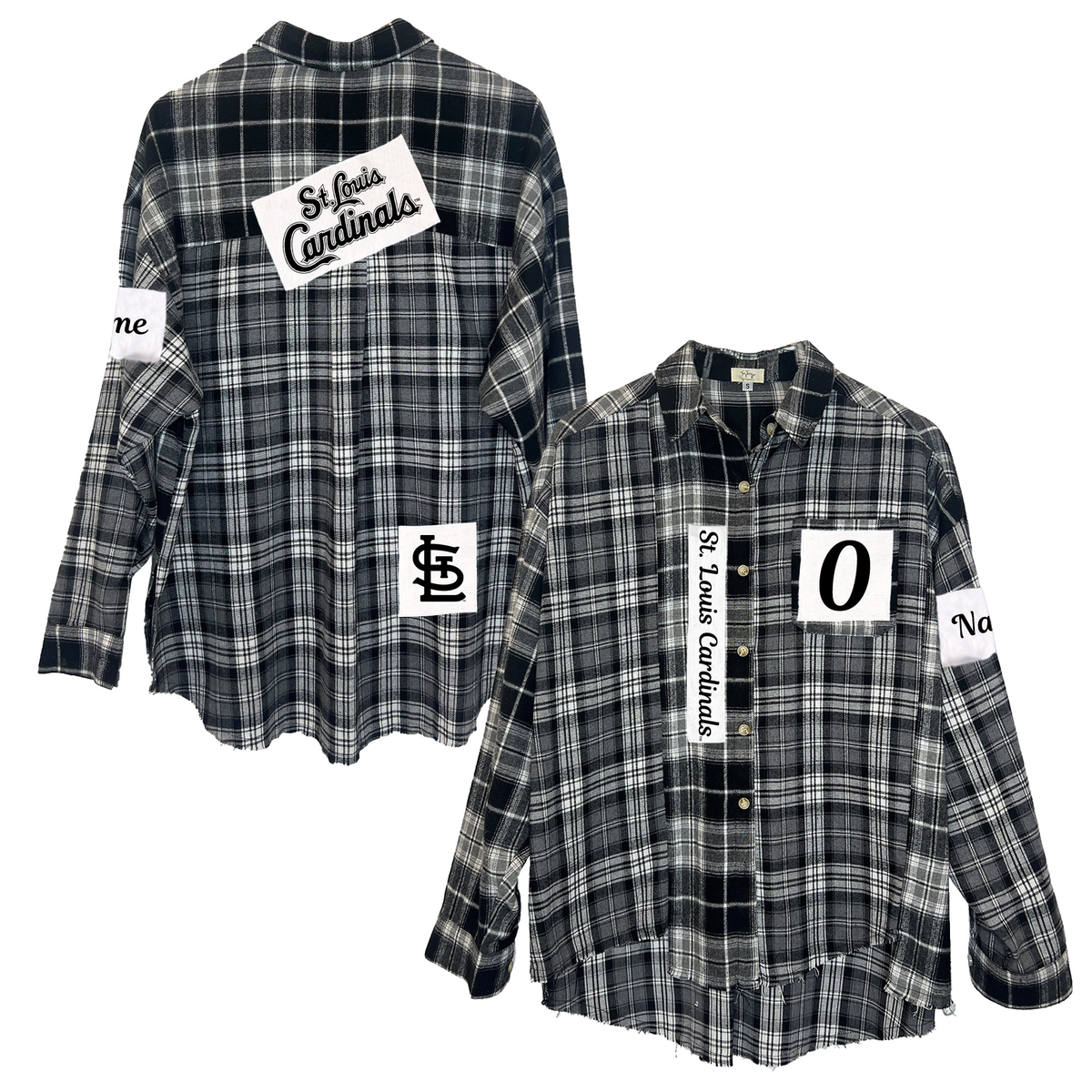 Saint Louis Cardinals Black Out Flannel