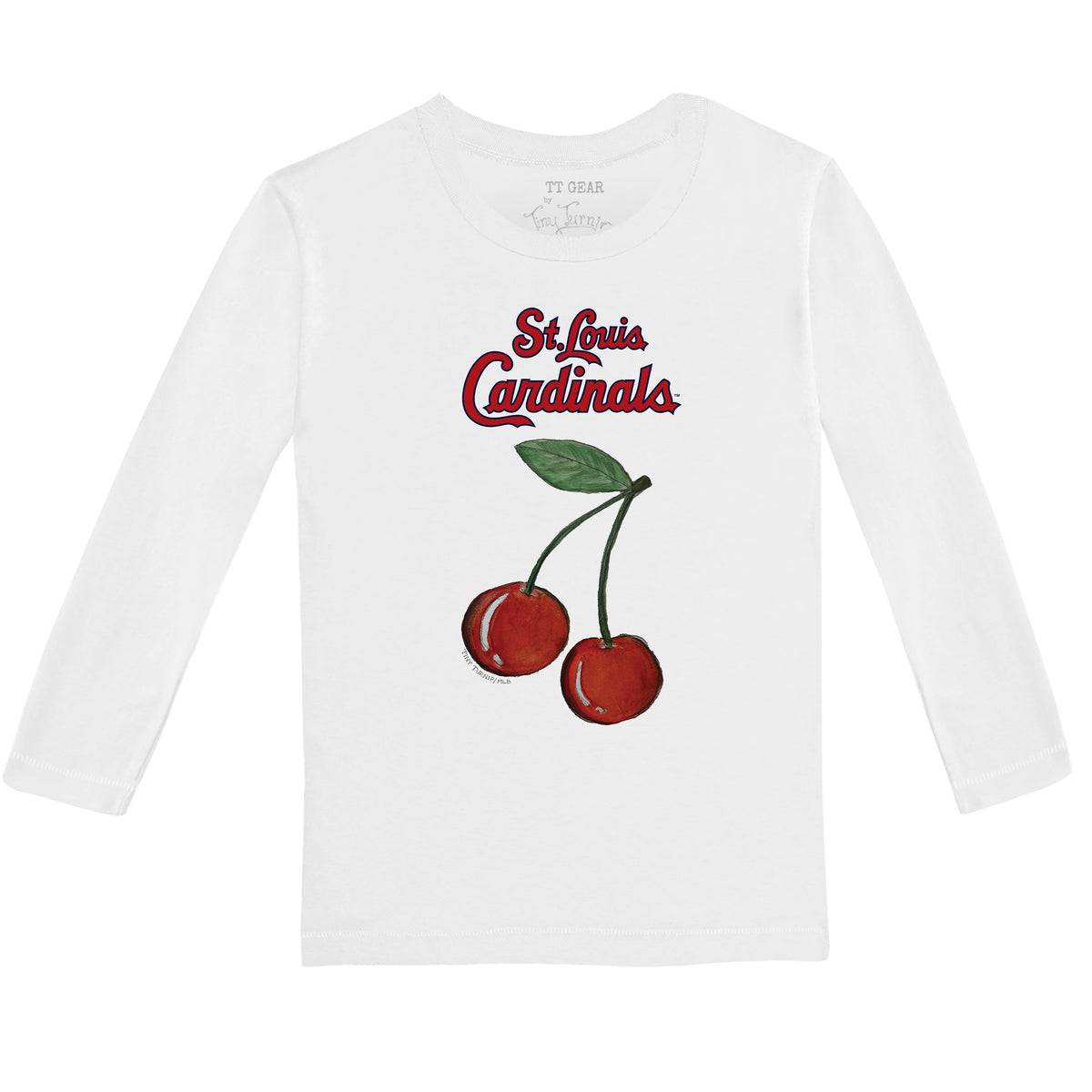 St. Louis Cardinals Cherry Long-Sleeve Tee Shirt