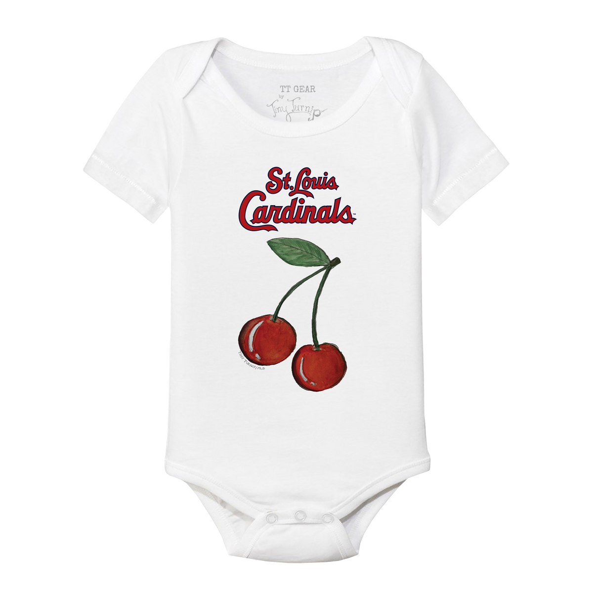 St. Louis Cardinals Cherry Short Sleeve Snapper