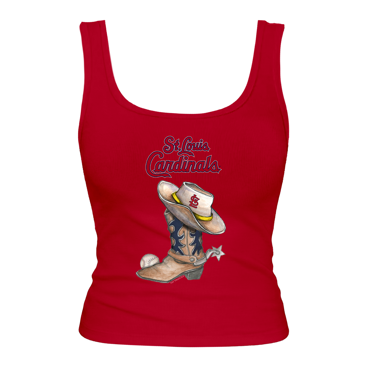 St. Louis Cardinals Cowboy Boot Emmy Tank