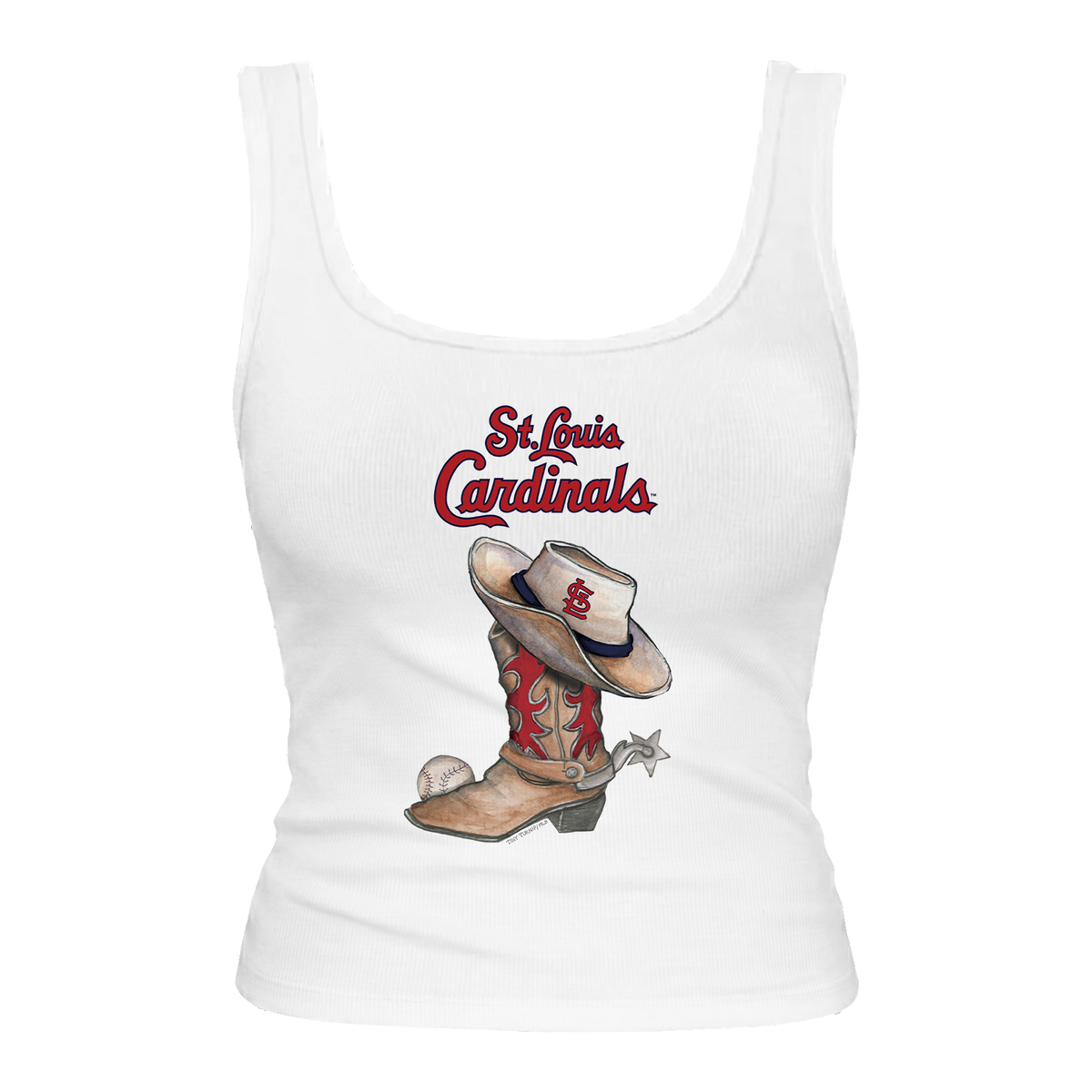 St. Louis Cardinals Cowboy Boot Emmy Tank