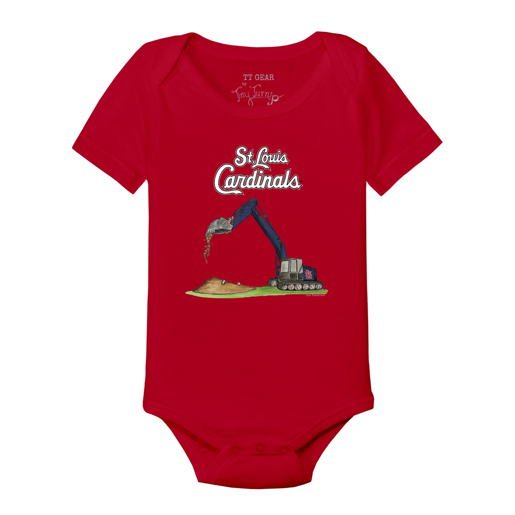 St. Louis Cardinals Excavator Short Sleeve Snapper