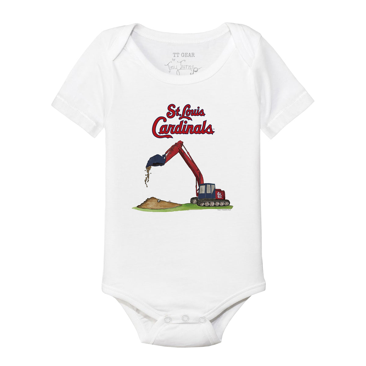 St. Louis Cardinals Excavator Short Sleeve Snapper