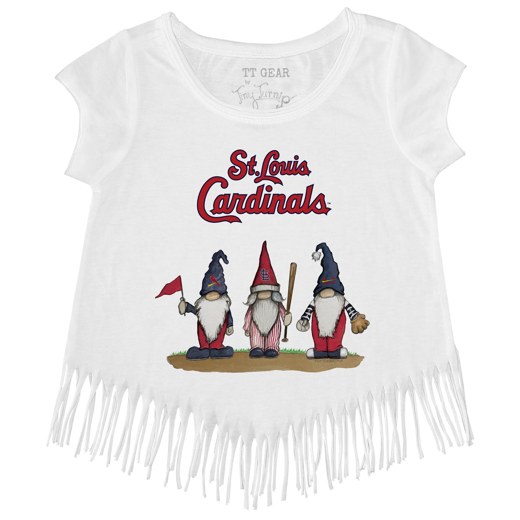 St. Louis Cardinals Gnomes Fringe Tee