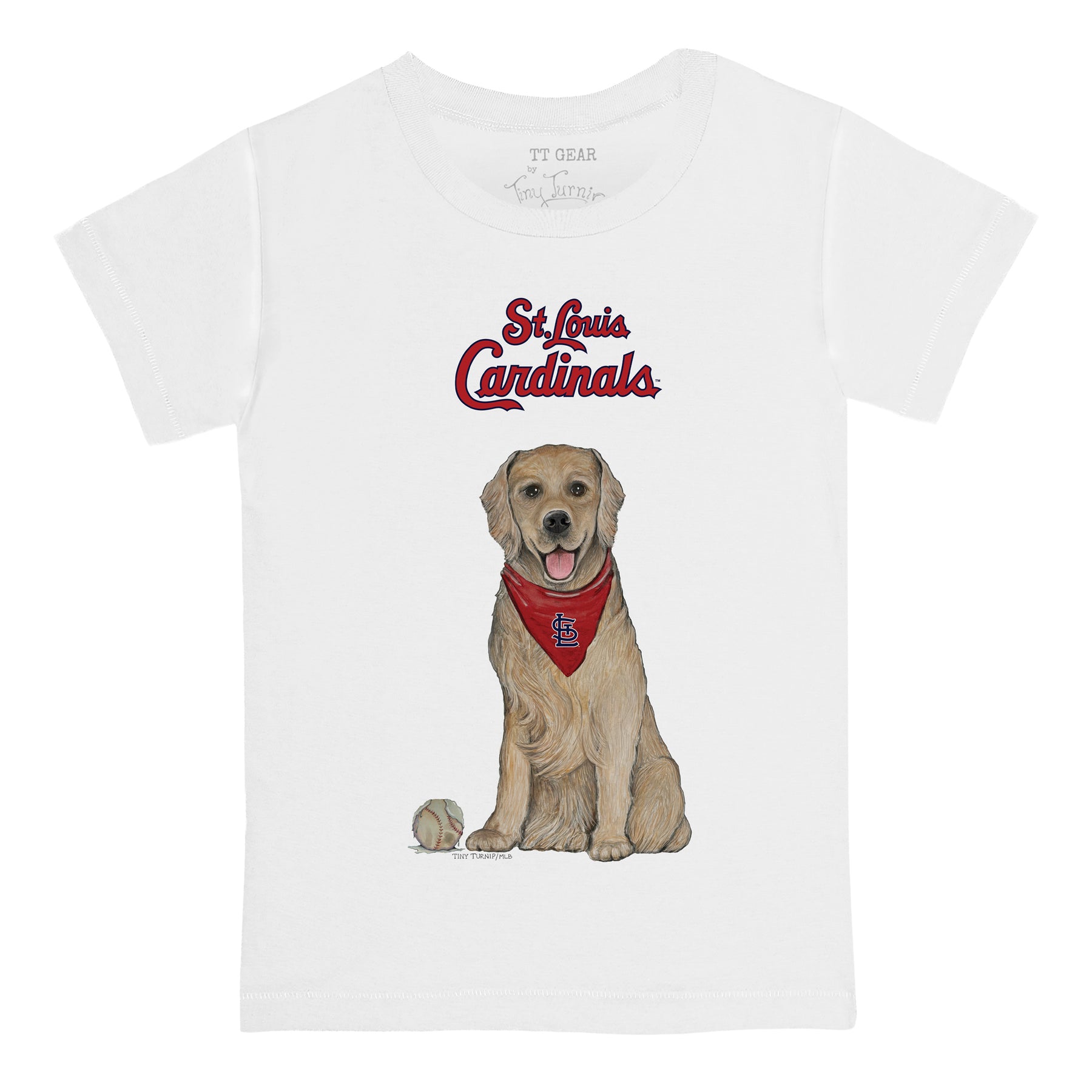 St. Louis Cardinals Golden Retriever Tee Shirt