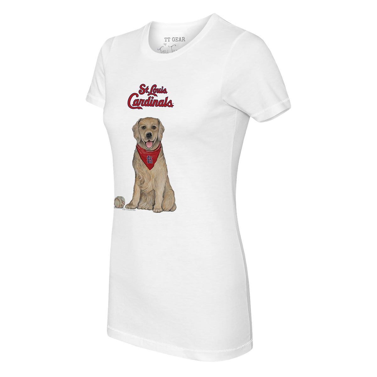 St. Louis Cardinals Golden Retriever Tee Shirt