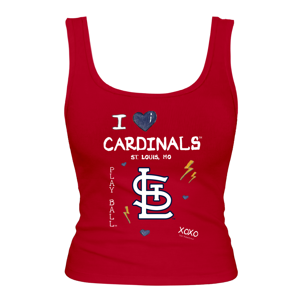 St. Louis Cardinals I Heart Cardinals Emmy Tank