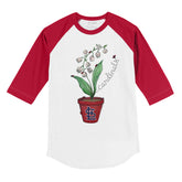 St. Louis Cardinals Ladybug 3/4 Red Sleeve Raglan
