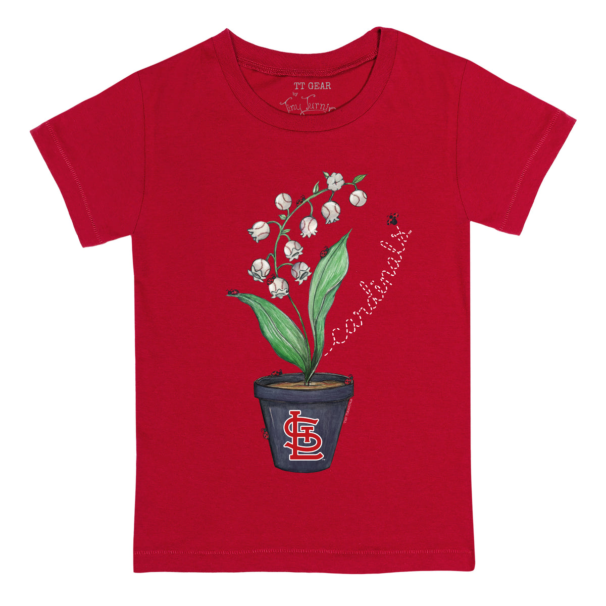 St. Louis Cardinals Ladybug Tee Shirt