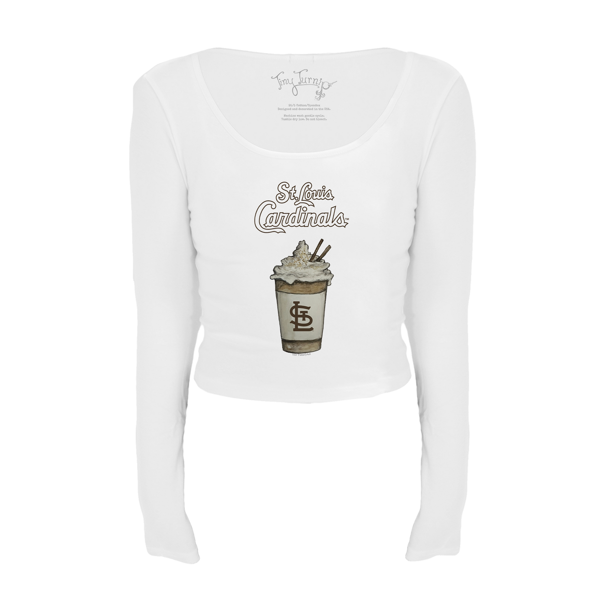 St. Louis Cardinals Latte Women's Lucy Long Sleeve