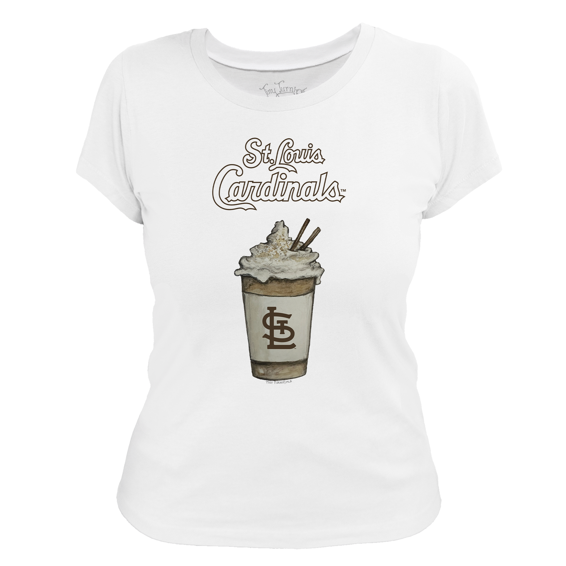 St. Louis Cardinals Latte Women's Tee Shirt