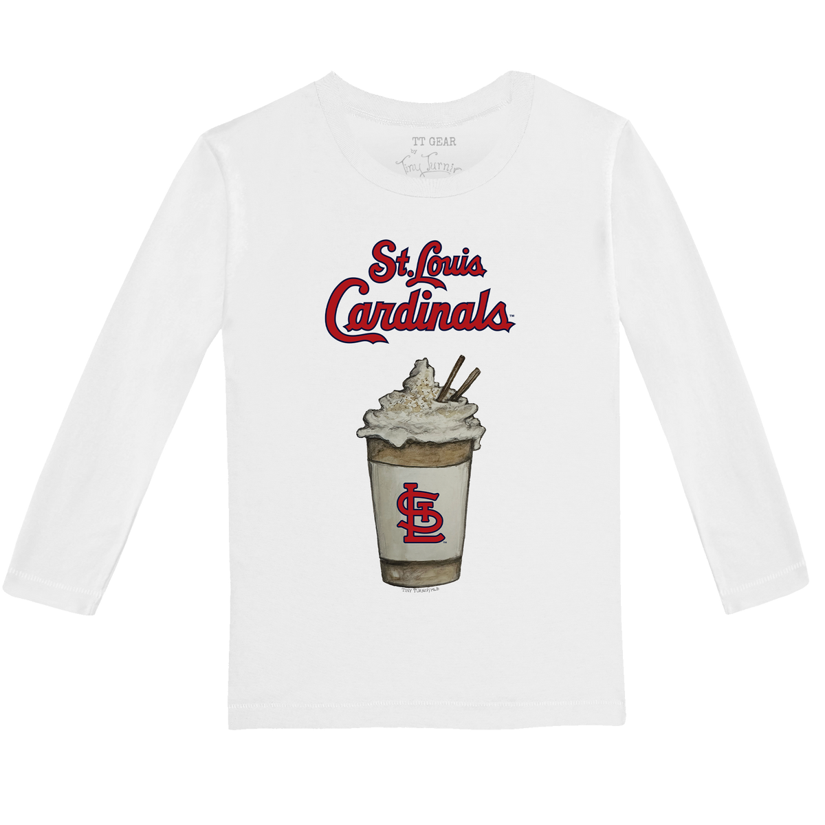 St. Louis Cardinals Latte Long-Sleeve Tee Shirt