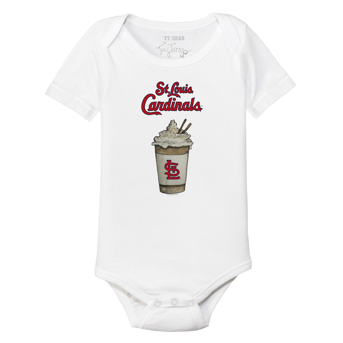 St. Louis Cardinals Latte Short Sleeve Snapper