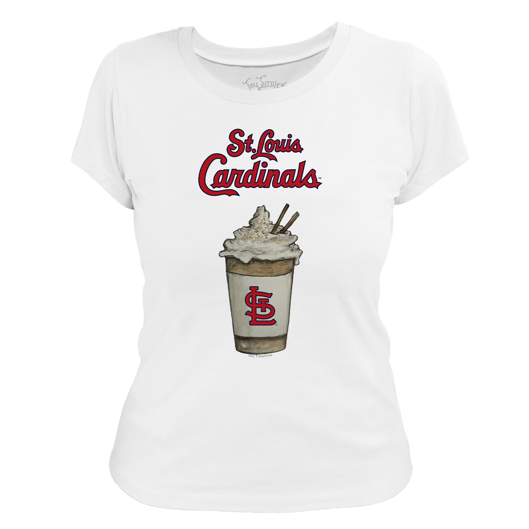 St. Louis Cardinals Latte Women's Tee Shirt