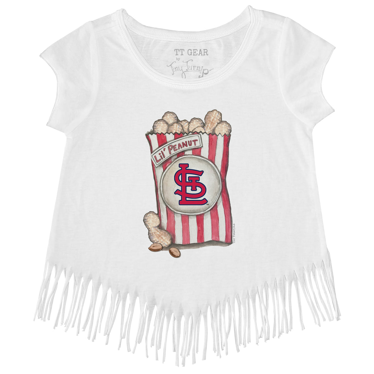 St. Louis Cardinals Lil' Peanut Fringe Tee