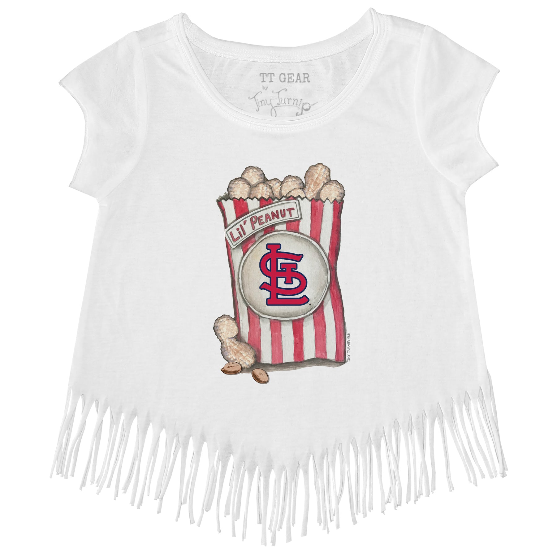 St. Louis Cardinals Lil' Peanut Fringe Tee