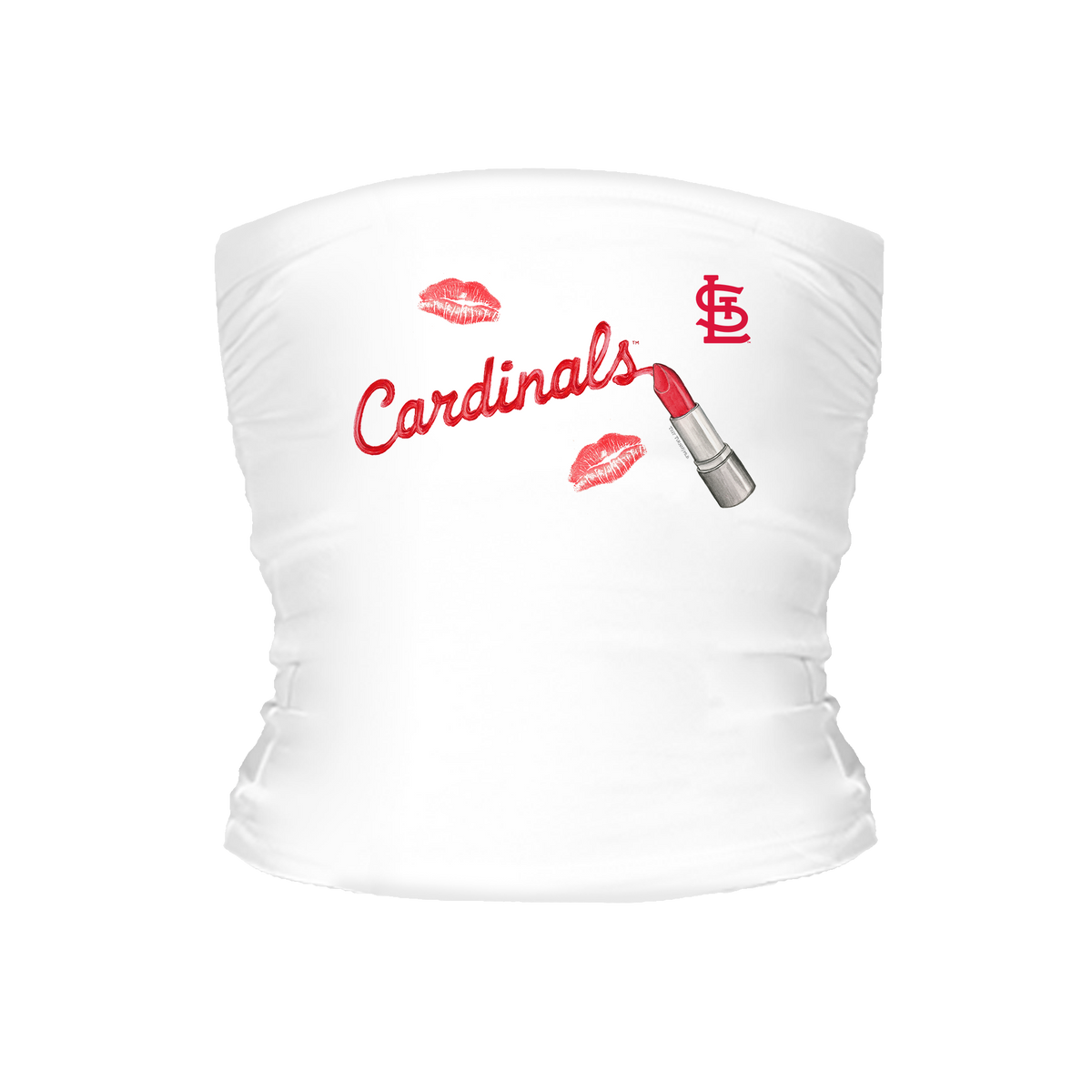 St. Louis Cardinals Lipstick Tube Top - Tiny Turnip