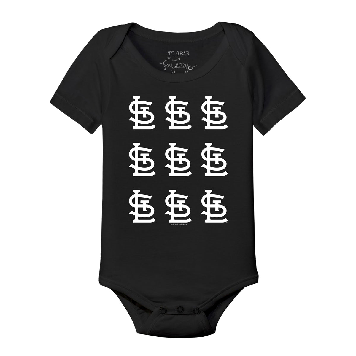 St. Louis Cardinals Logo Grid Short Sleeve Snapper