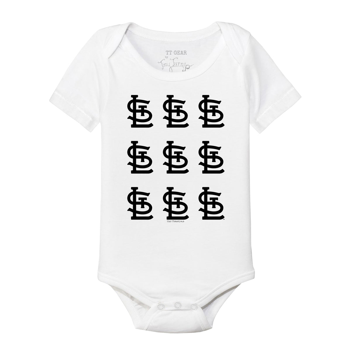 St. Louis Cardinals Logo Grid Short Sleeve Snapper