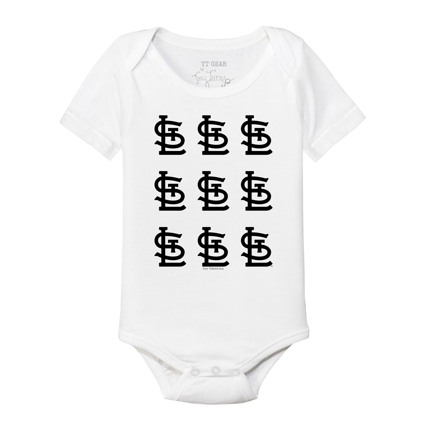 St. Louis Cardinals Logo Grid Short Sleeve Snapper