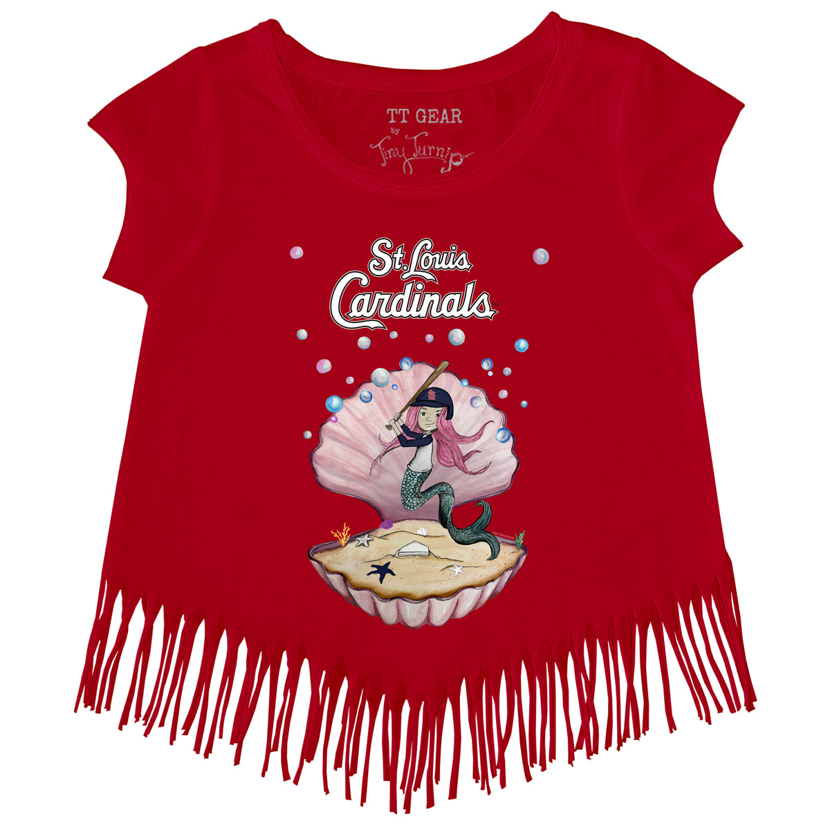 St. Louis Cardinals Mermaid Fringe Tee