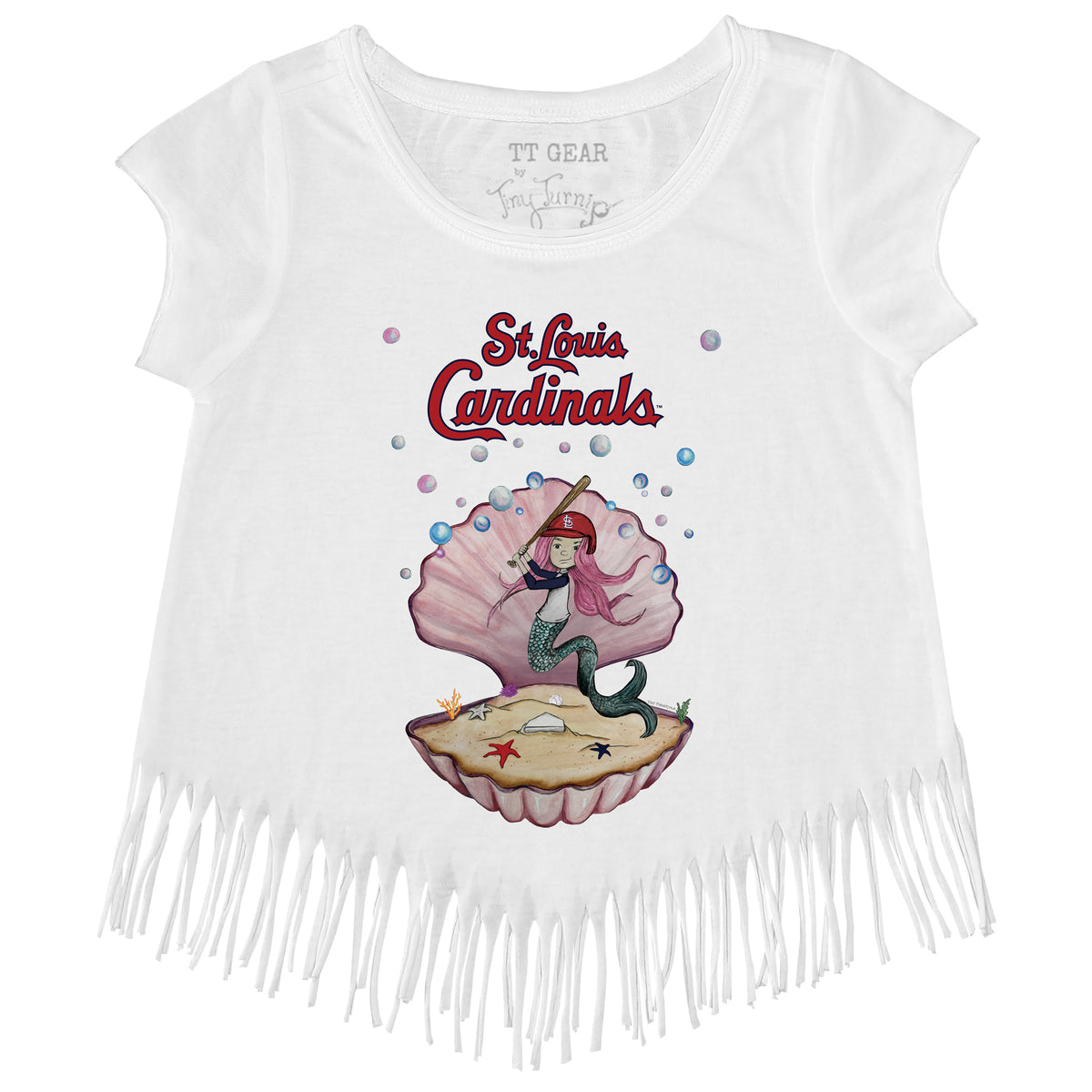St. Louis Cardinals Mermaid Fringe Tee