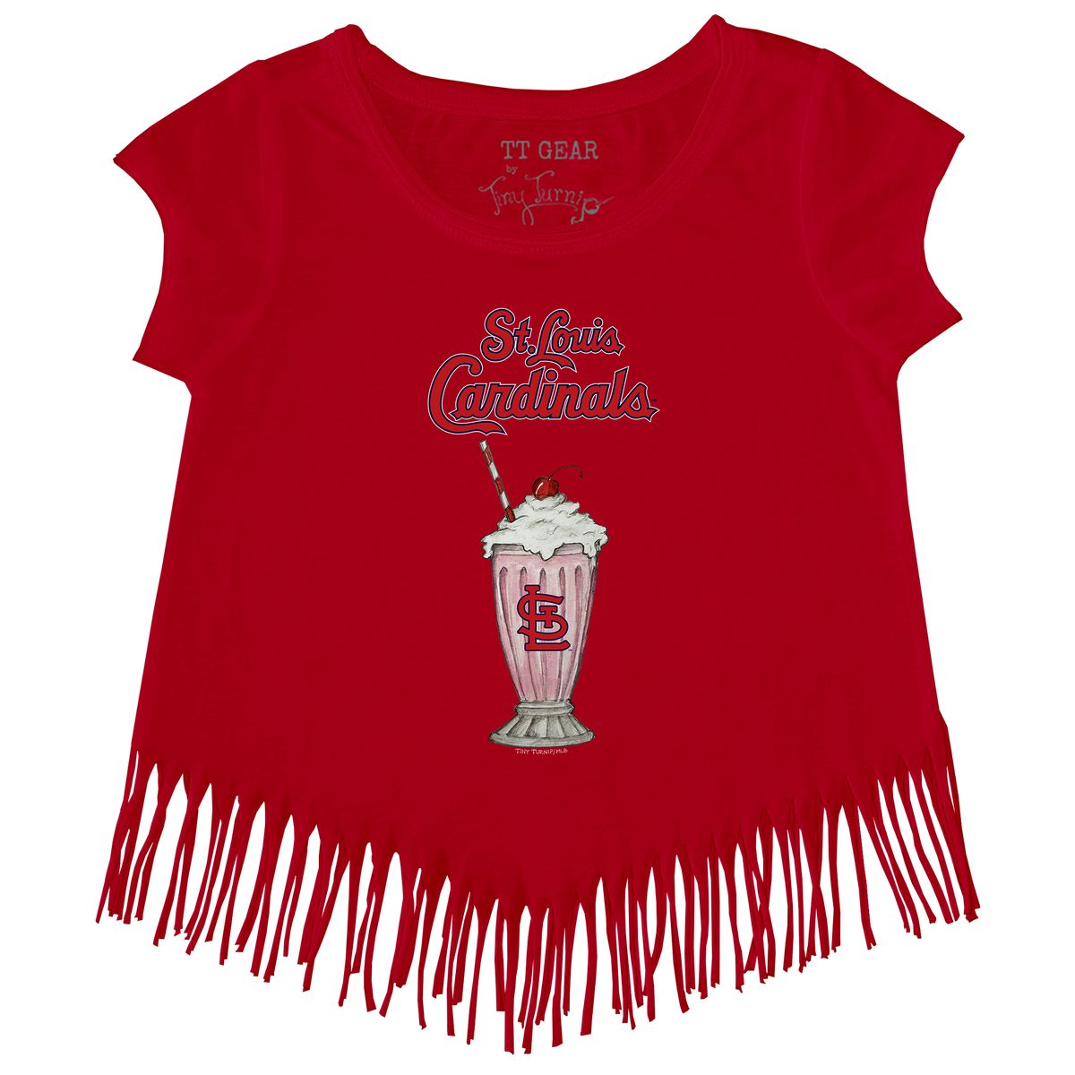 St. Louis Cardinals Milkshake Fringe Tee