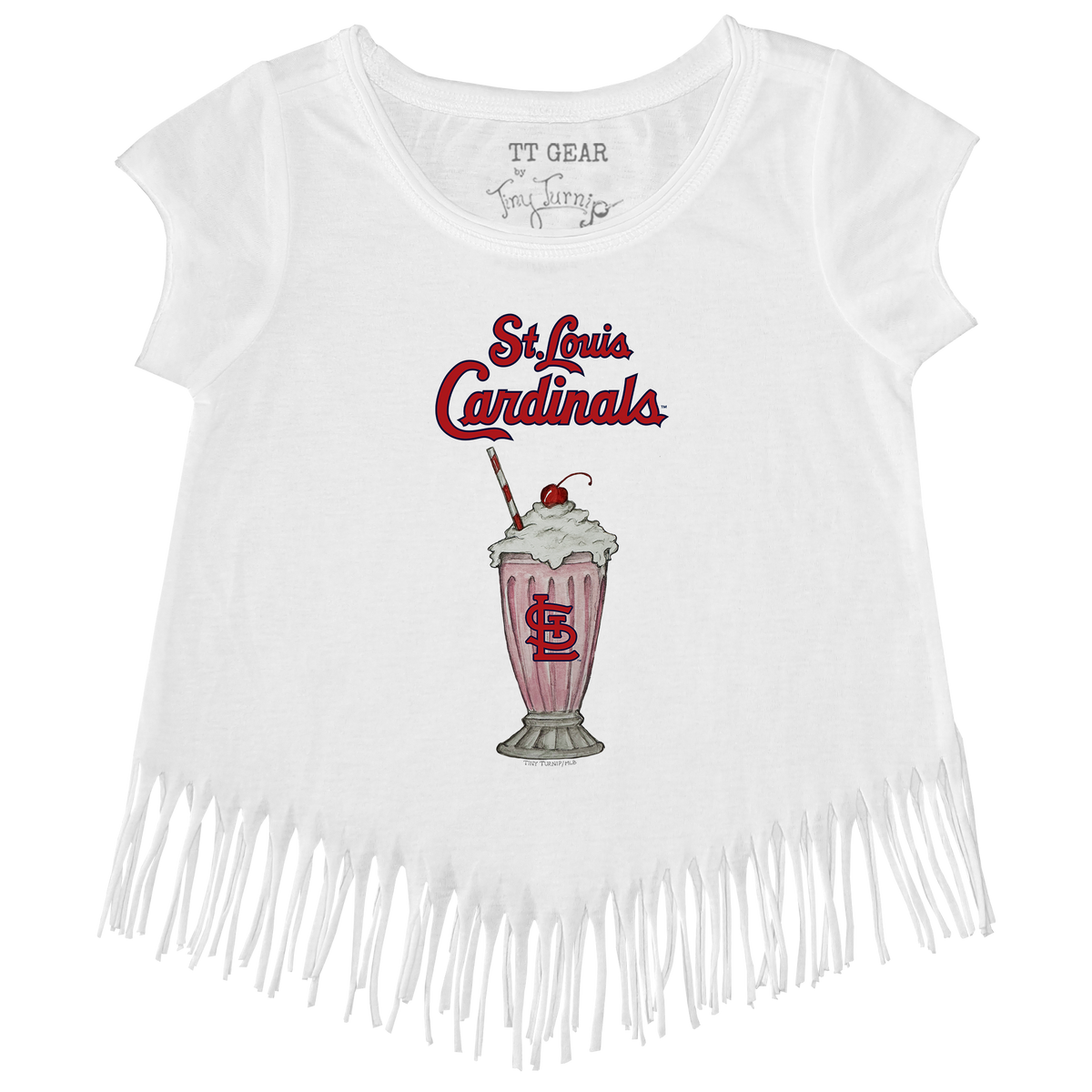 St. Louis Cardinals Milkshake Fringe Tee