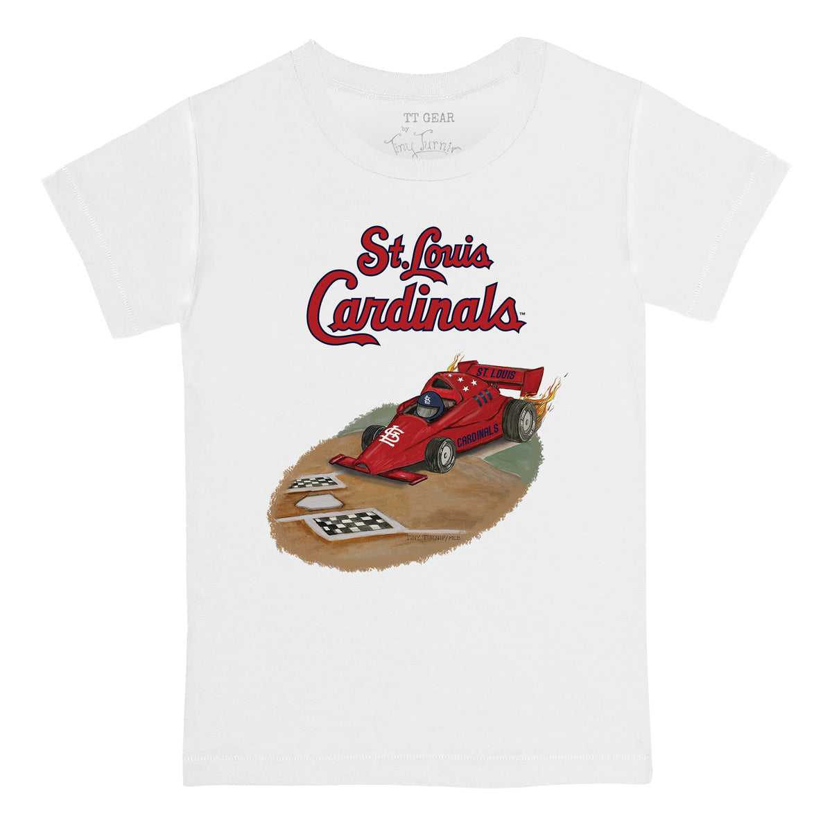St. Louis Cardinals Race Car Tee Shirt