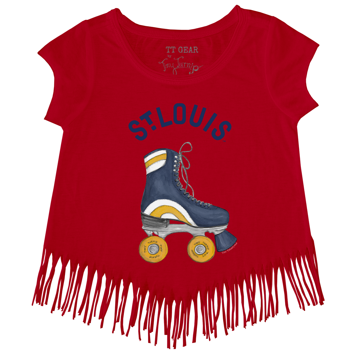 St. Louis Cardinals Retro Skate Fringe Tee