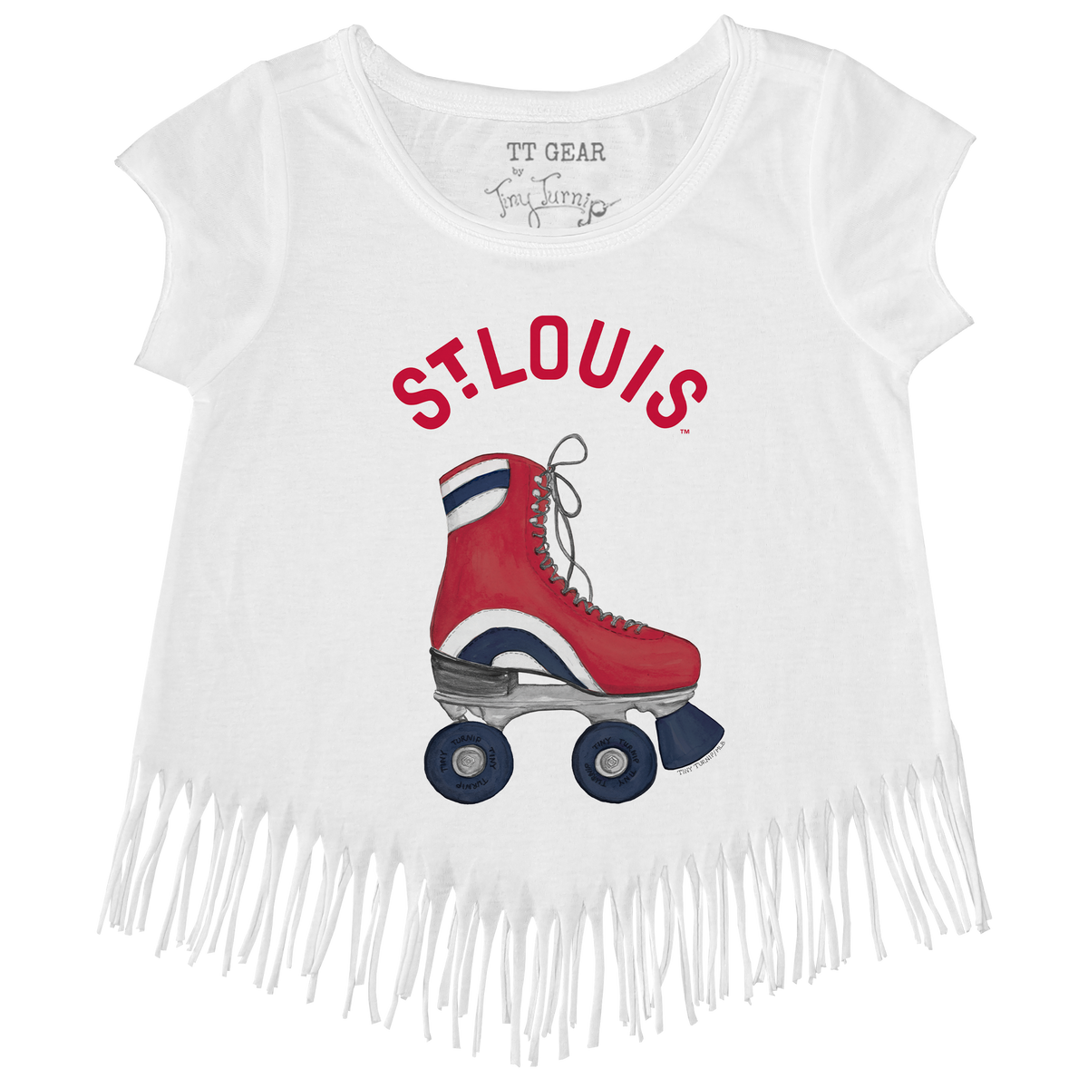 St. Louis Cardinals Retro Skate Fringe Tee