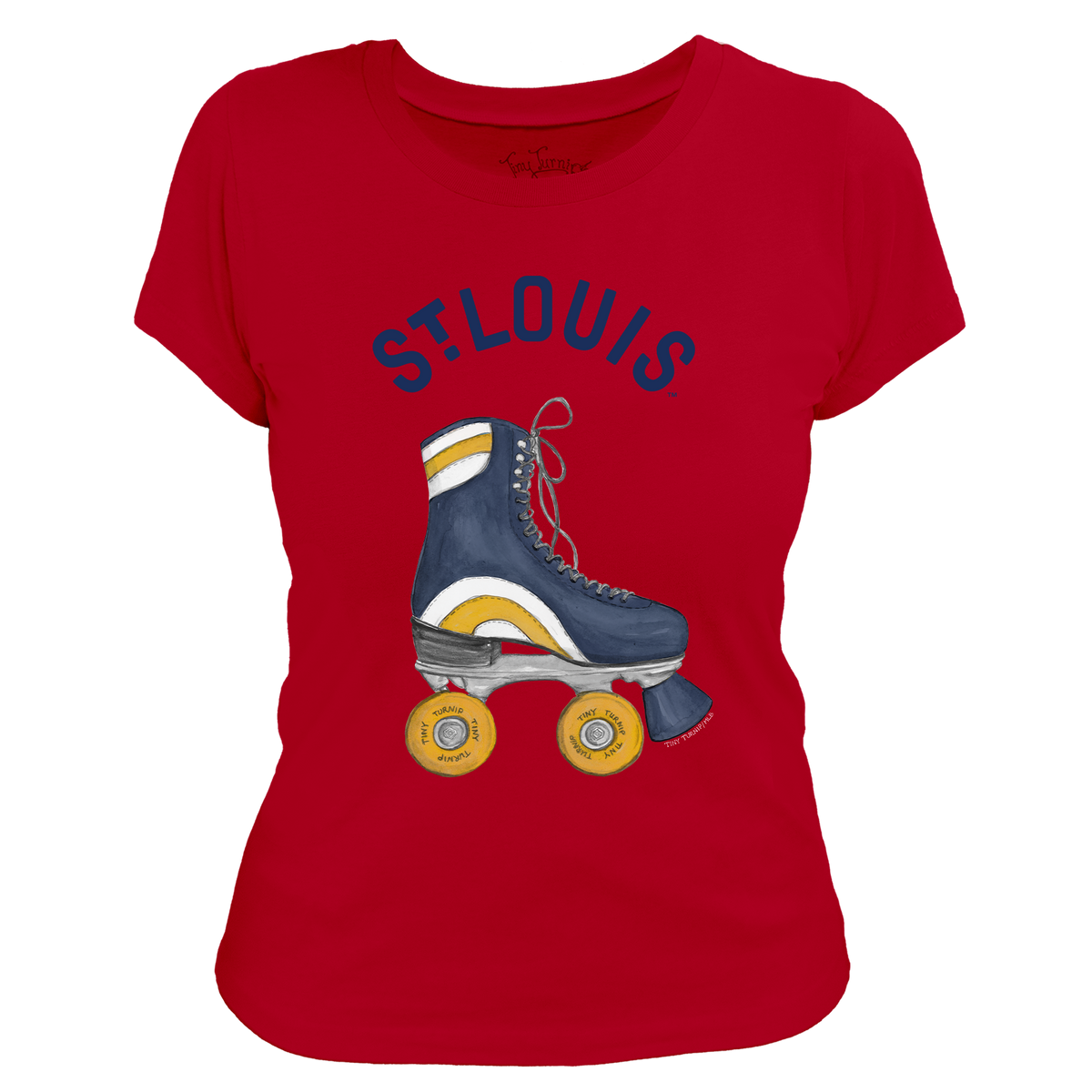 St. Louis Cardinals Retro Skate Women's Tee Shirt
