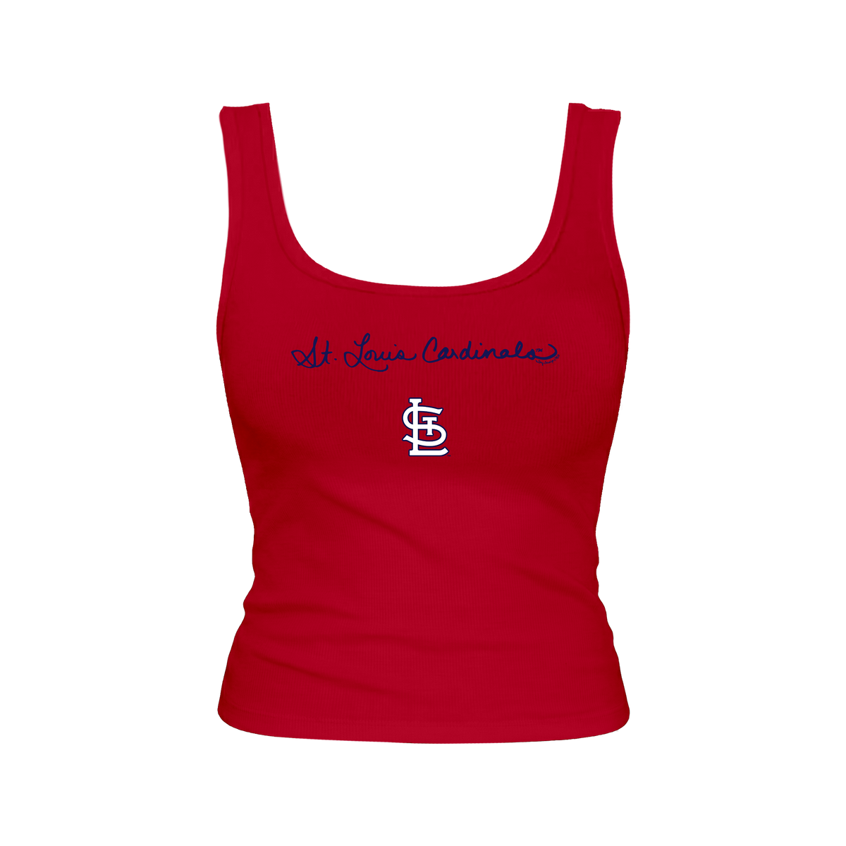 St. Louis Cardinals Logo Script Emmy Tank