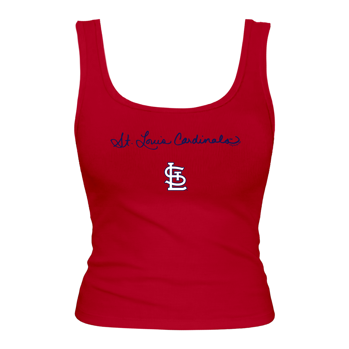 St. Louis Cardinals Logo Script Emmy Tank