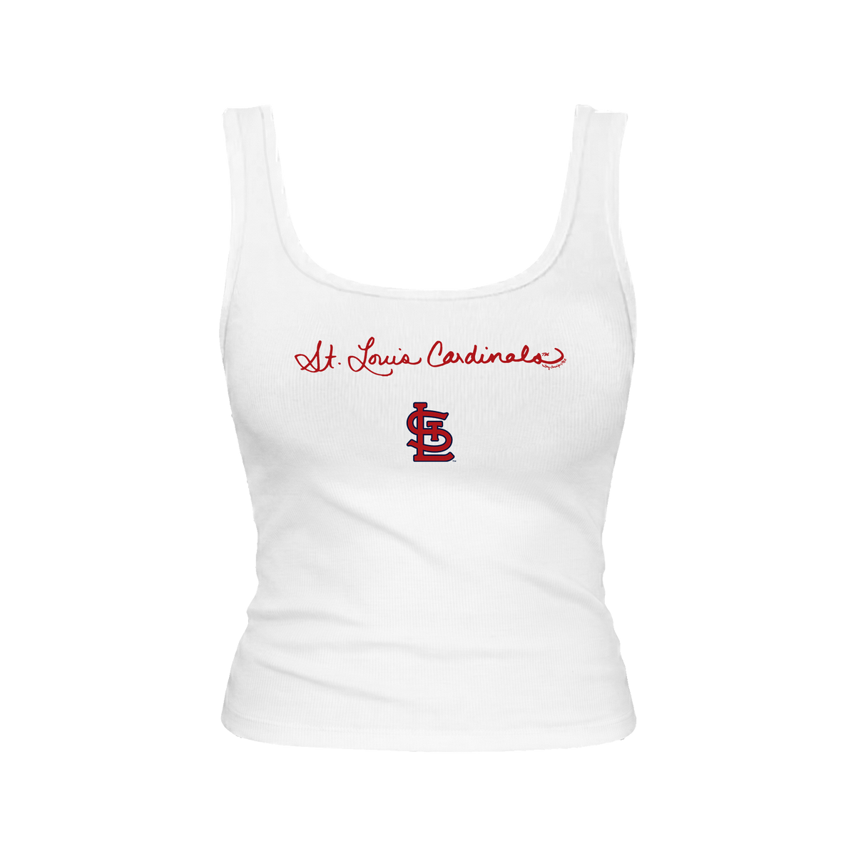 St. Louis Cardinals Logo Script Emmy Tank