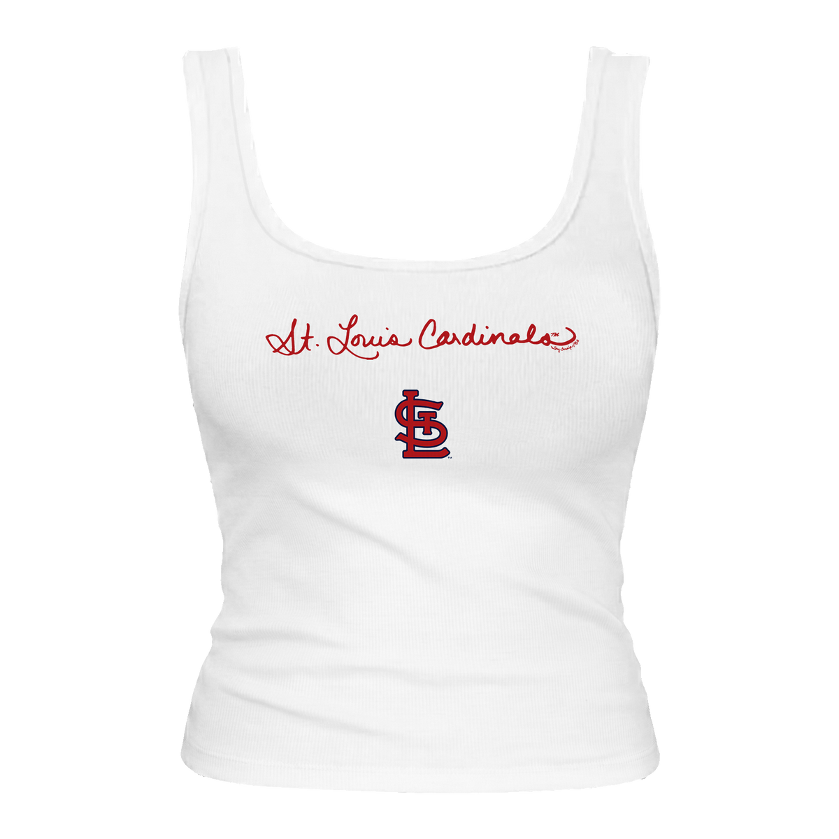 St. Louis Cardinals Logo Script Emmy Tank