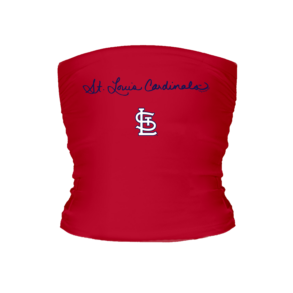 St. Louis Cardinals Logo Script Tube Top - Tiny Turnip