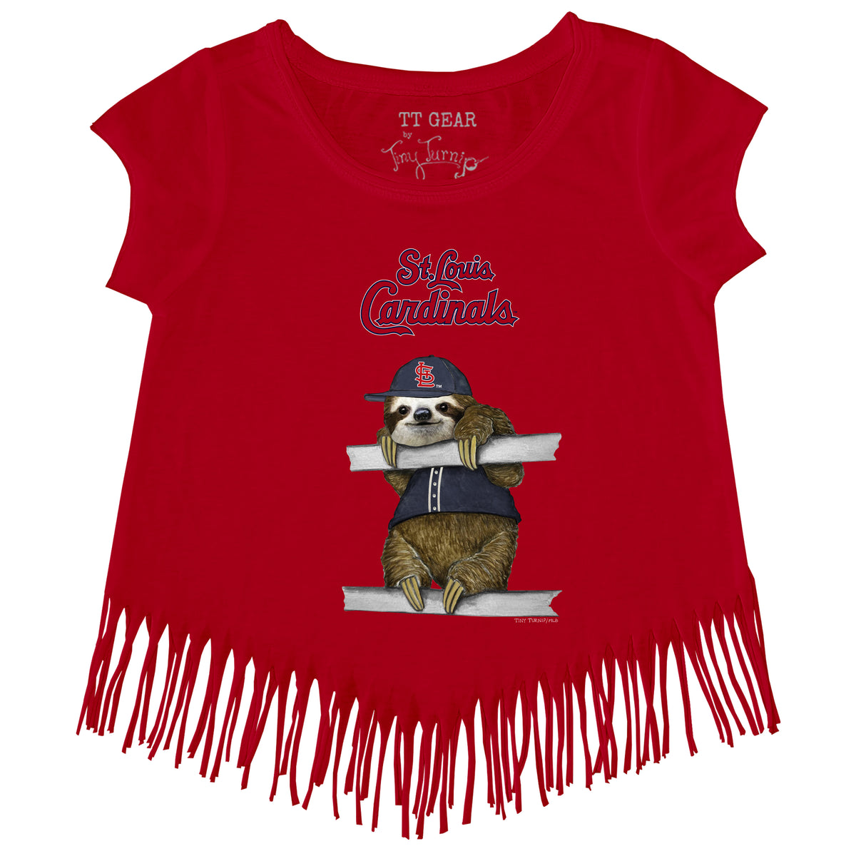 St. Louis Cardinals Sloth Fringe Tee