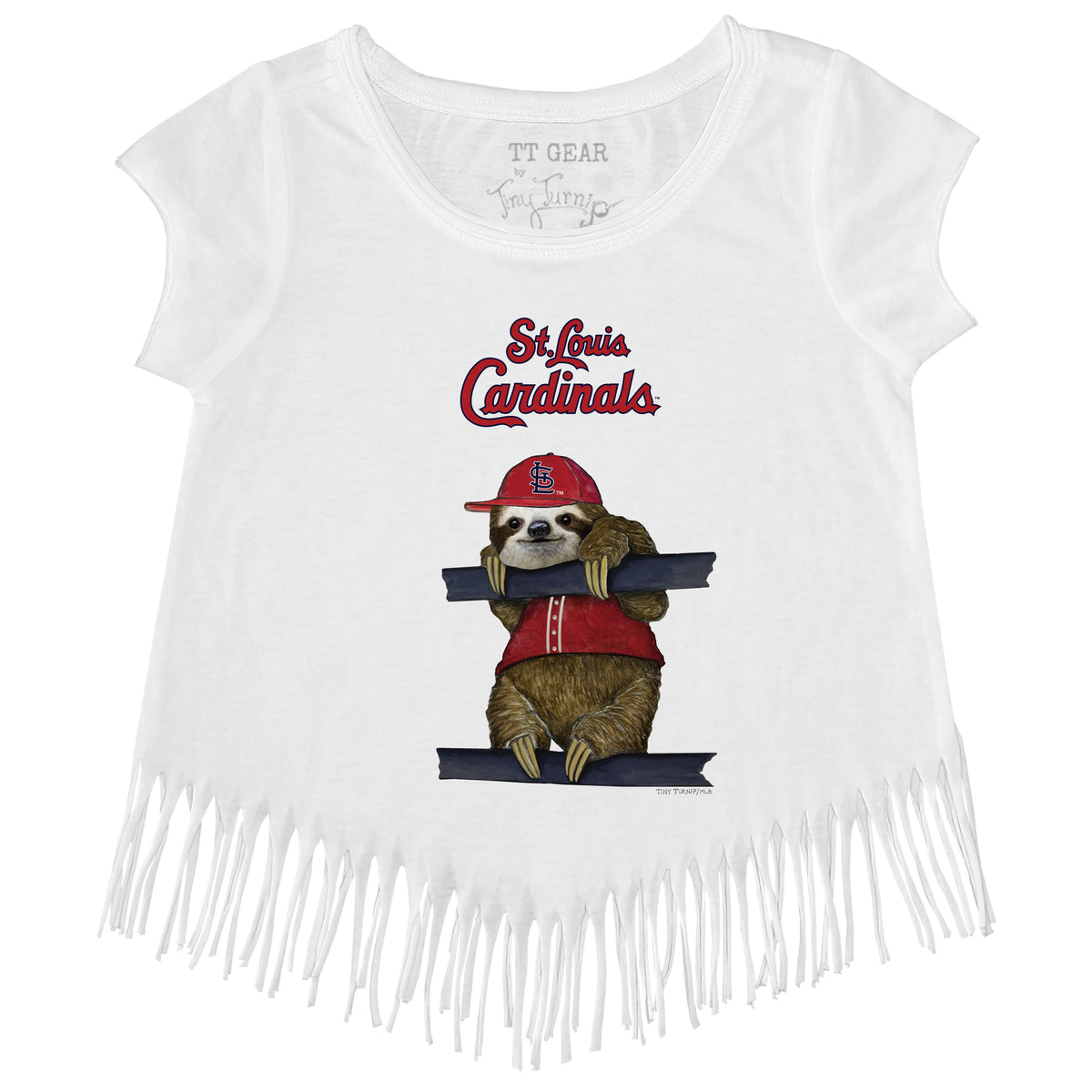 St. Louis Cardinals Sloth Fringe Tee