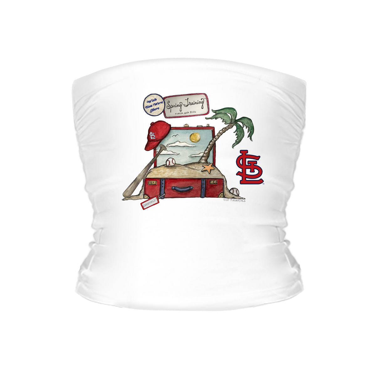 St. Louis Cardinals Spring Training 2026 Tube Top - Tiny Turnip