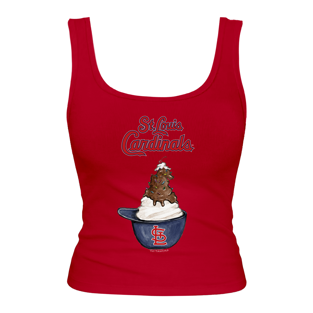 St. Louis Cardinals Sundae Helmet Emmy Tank