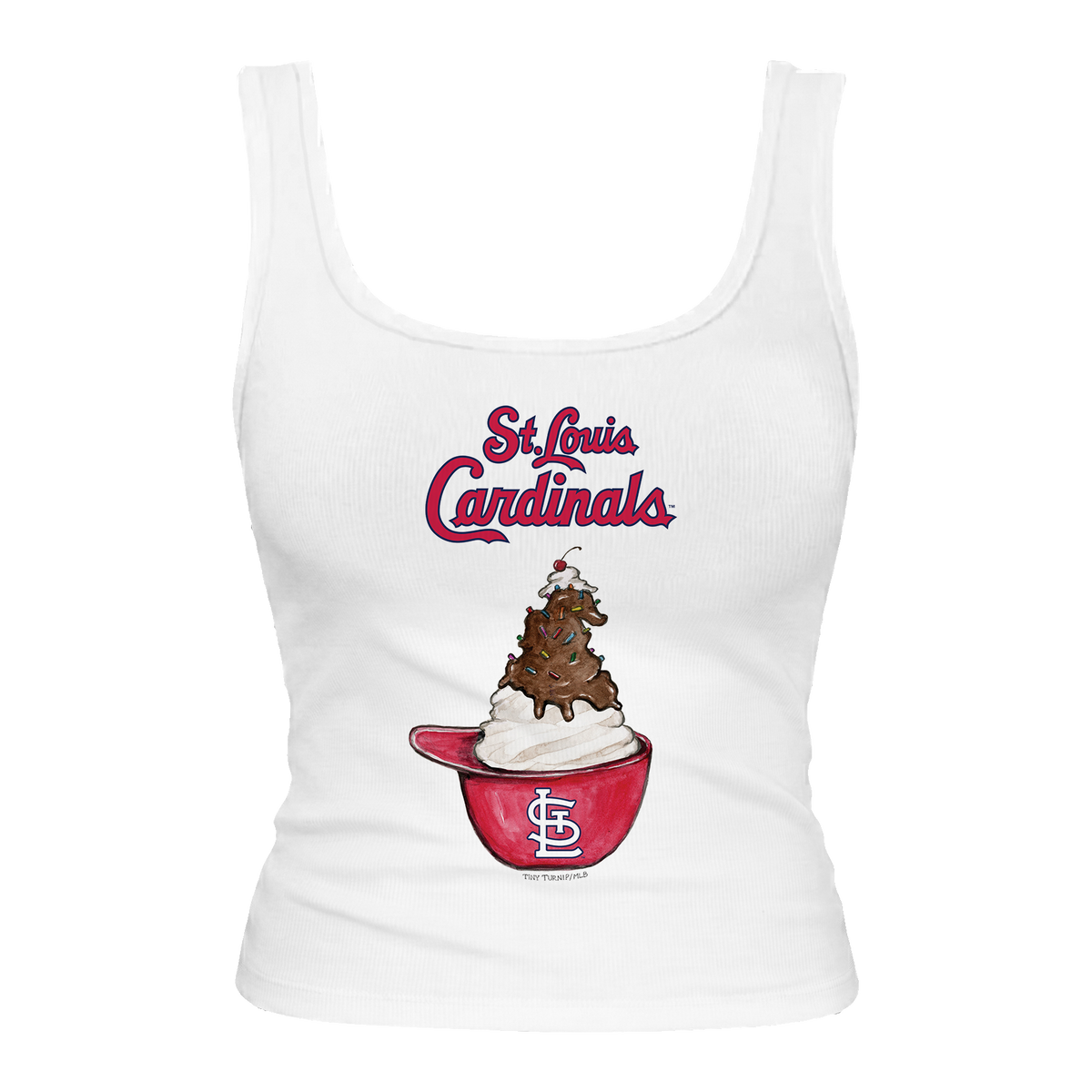 St. Louis Cardinals Sundae Helmet Emmy Tank
