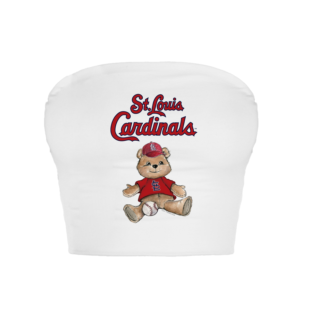 St. Louis Cardinals Teddy Crop Tube Top