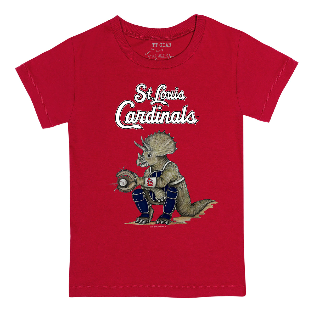 St. Louis Cardinals Triceratops Tee Shirt