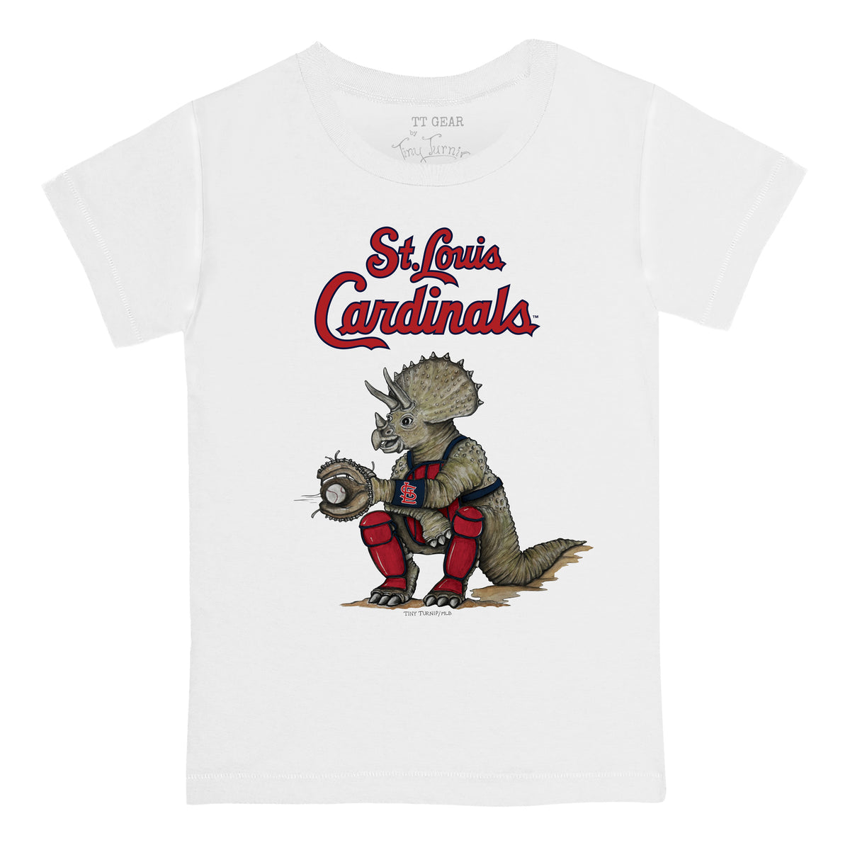 St. Louis Cardinals Triceratops Tee Shirt