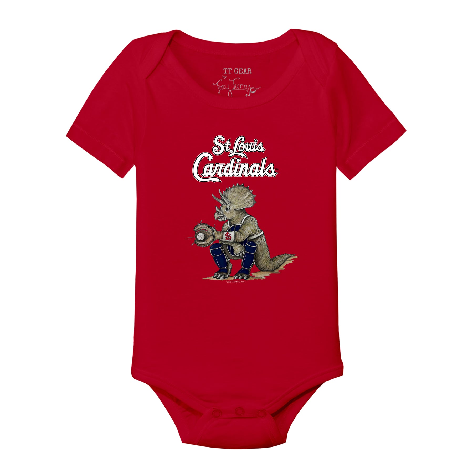 St. Louis Cardinals Triceratops Short Sleeve Snapper