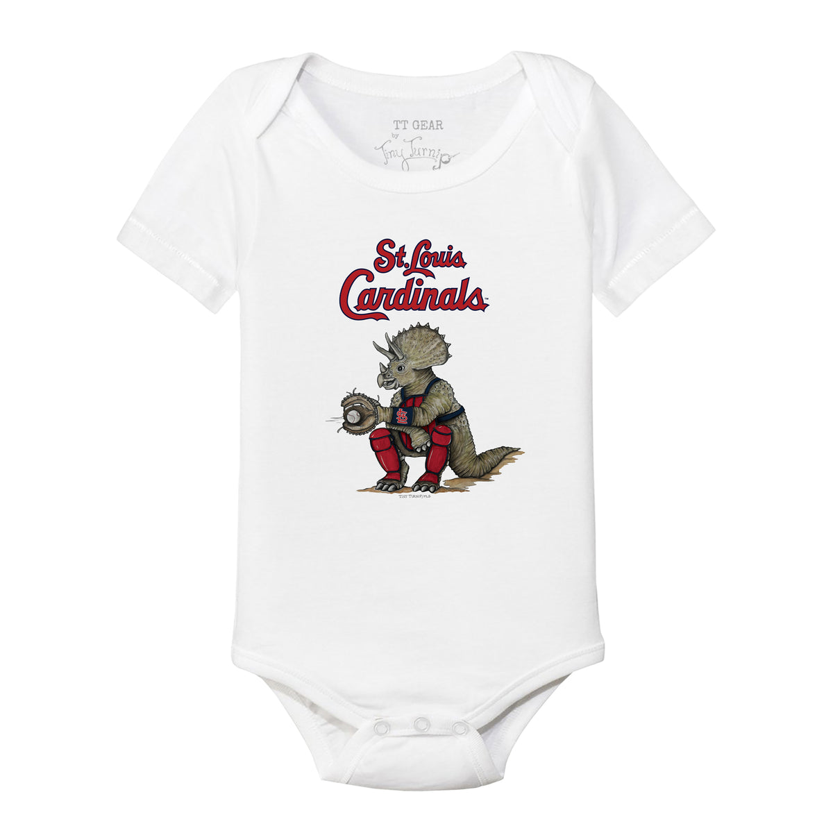 St. Louis Cardinals Triceratops Short Sleeve Snapper