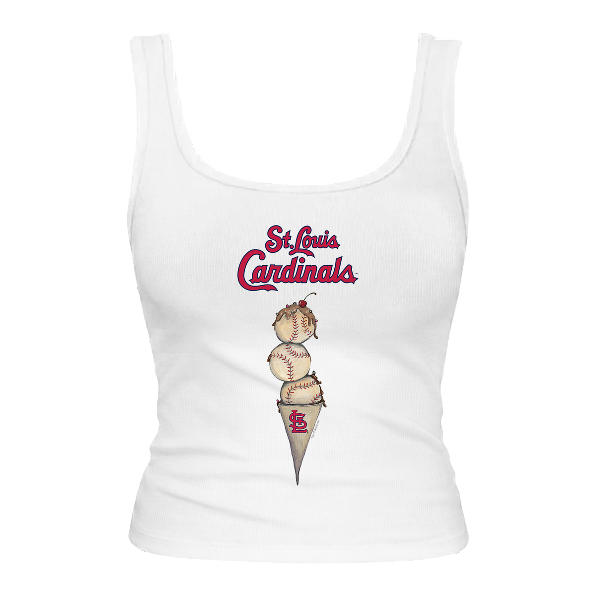 St. Louis Cardinals Triple Scoop Emmy Tank