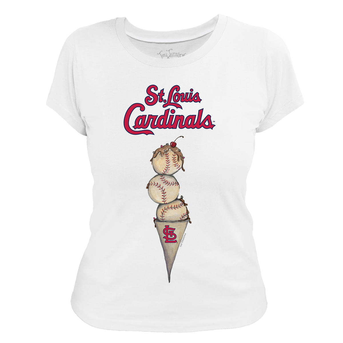 St. Louis Cardinals Triple Scoop Women's Tee Shirt